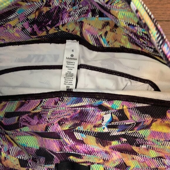 LULULEMON Size 6 Fast and Free Tight II 25" Seawheeze 2020 Super Sonic Alpine - Picture 9 of 11